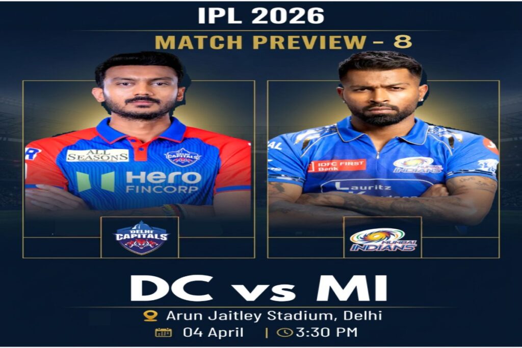 DC vs MI IPL 2026 Prediction & Preview