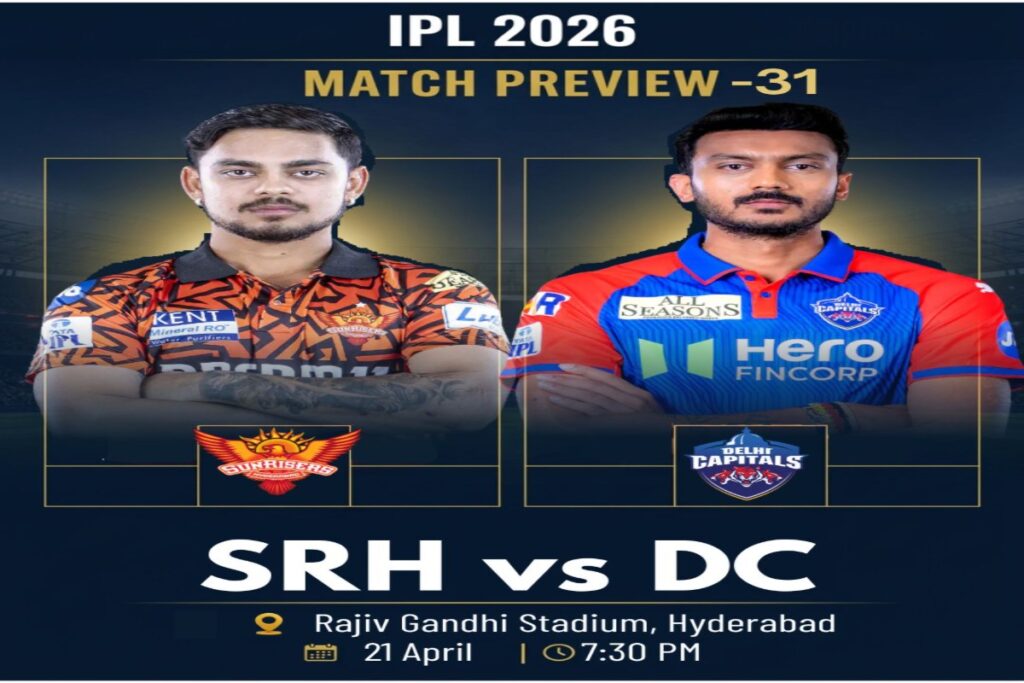 SRH vs DC Match prediction IPL 2026 - Toss Impact & Playing XI