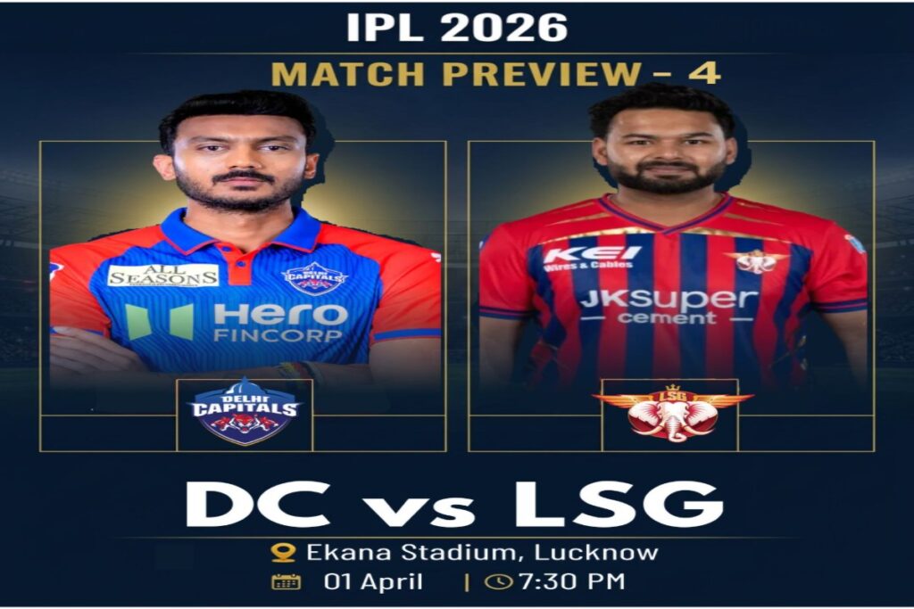 DC vs LSG IPL 2026 Prediction and preview