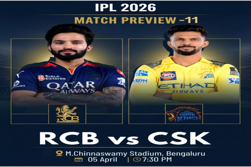 RCB vs CSK IPL 2026 Prediction