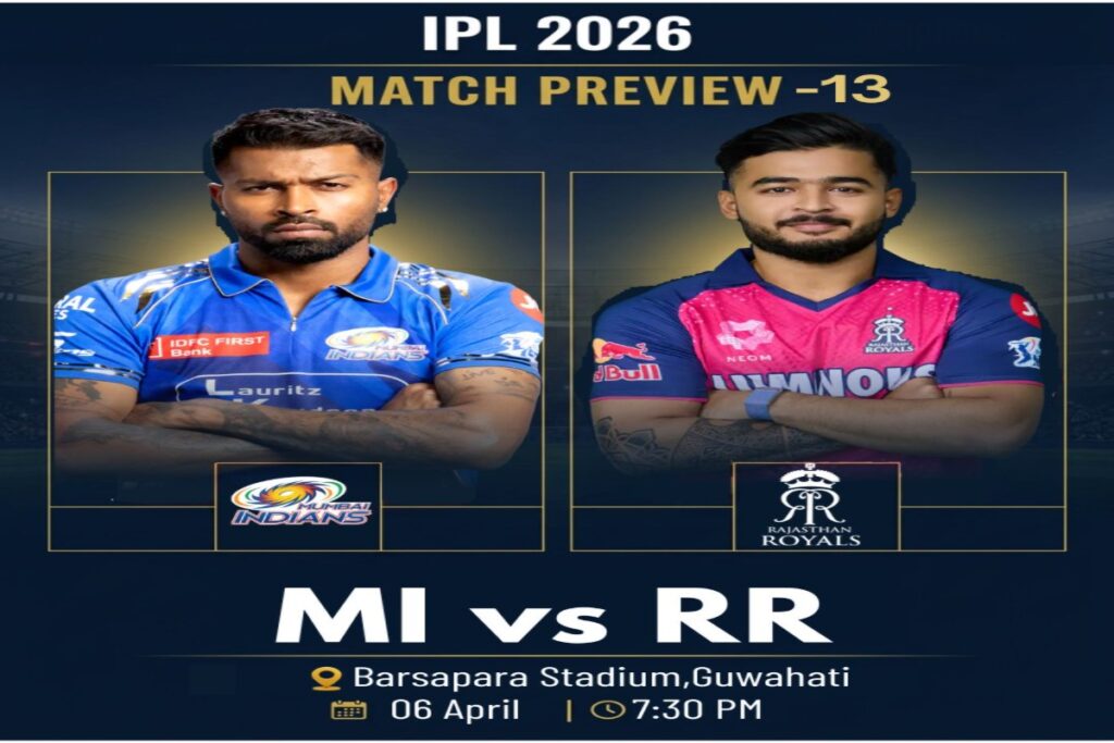 RR vs MI IPL 2026 Prediction