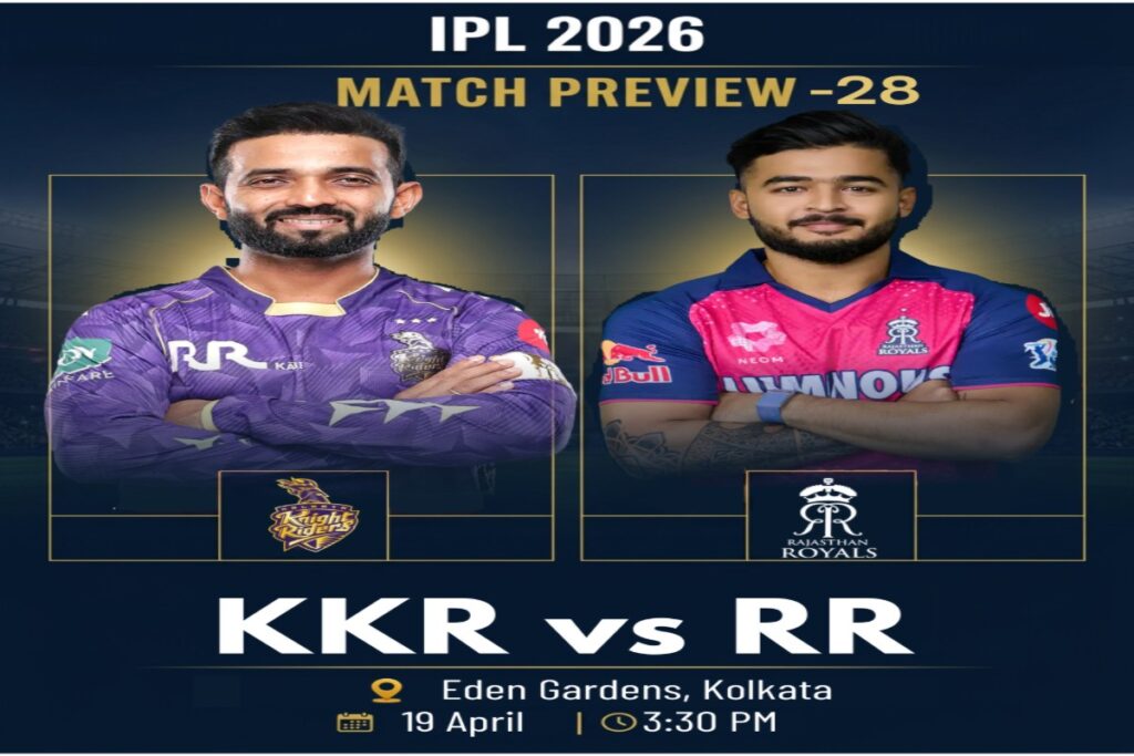 KKR vs RR match prediction IPL 2026