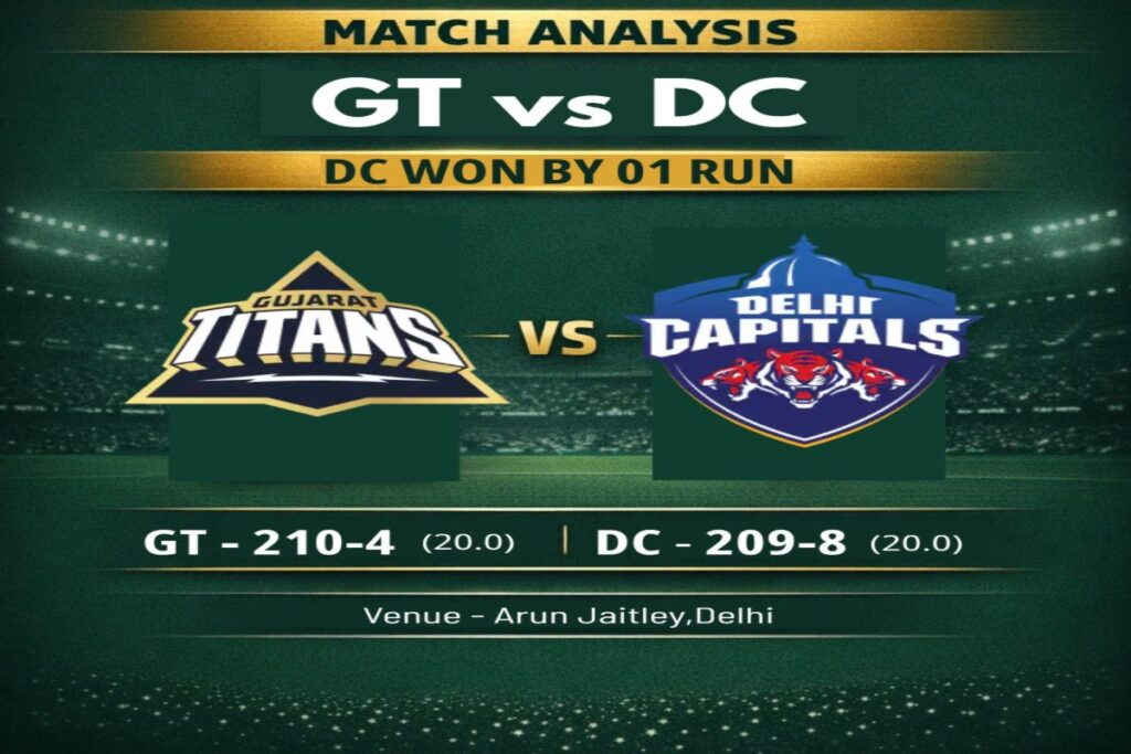 GT vs DC Highlights IPL 2026
