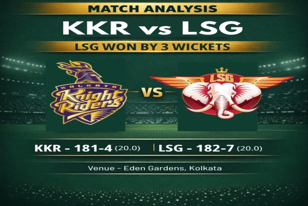 KKR vs LSG Highlights IPL 2026
